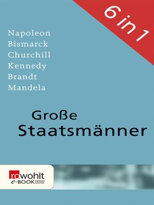 cover image of Große Staatsmänner